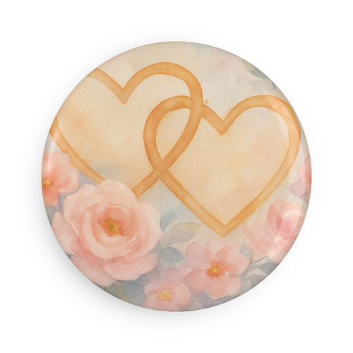 Endless Affection - Button Magnet, Round (1 & 10 pcs)