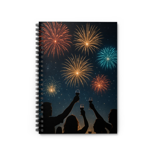 Midnight Magic - Spiral Notebook - Ruled Line