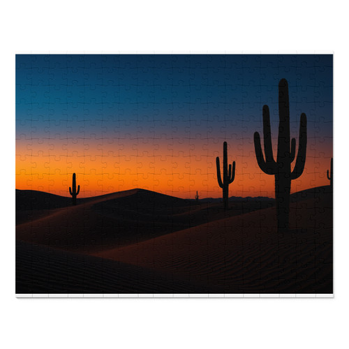 Twilight Desert Dreams - Jigsaw Puzzle with Tin