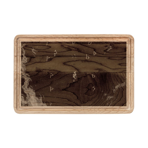 Elemental Fury - Wooden Cutting Board (Engraving)