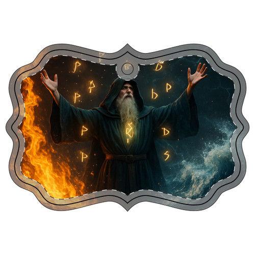 Elemental Fury - Acrylic Ornament (Multi-depth)