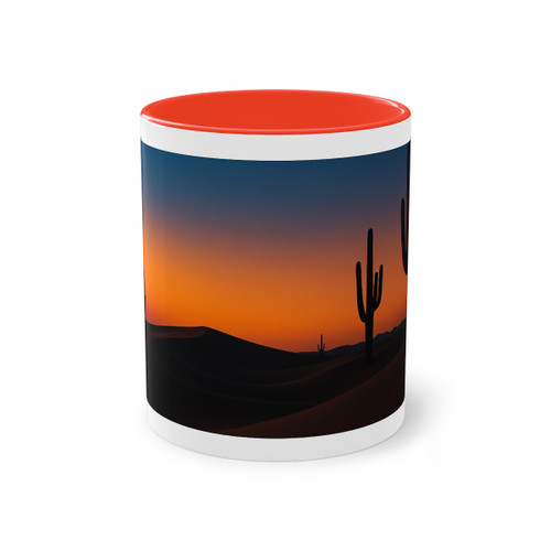 Twilight Desert Dreams - Two-Tone Coffee Mug, 11oz