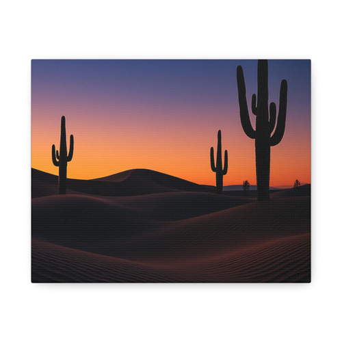 Twilight Desert Dreams - Stretched Canvas