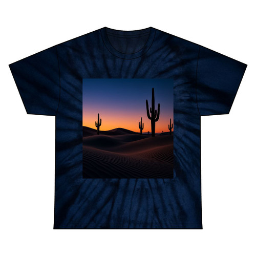 Twilight Desert Dreams - Unisex Tie Dye Cotton Tee