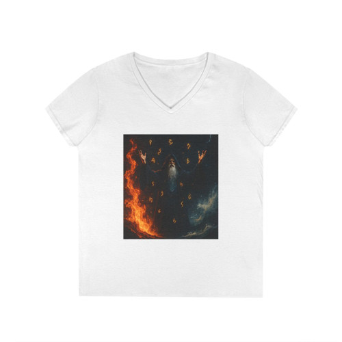 Elemental Fury - Ladies' V-Neck T-Shirt