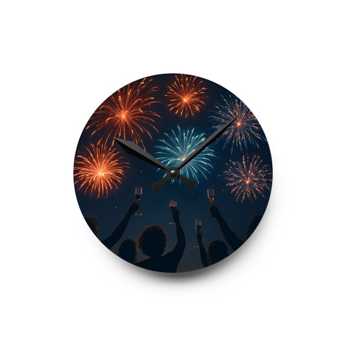 Midnight Magic - Acrylic Wall Clock