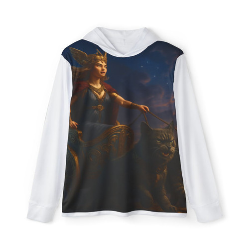 Freyja's Chariot - Men's Sports Warmup Hoodie (AOP)