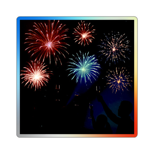 Midnight Magic - Holographic Die-cut Stickers