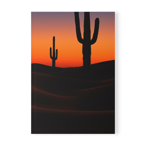 Twilight Desert Dreams - Softcover Notebook, A5