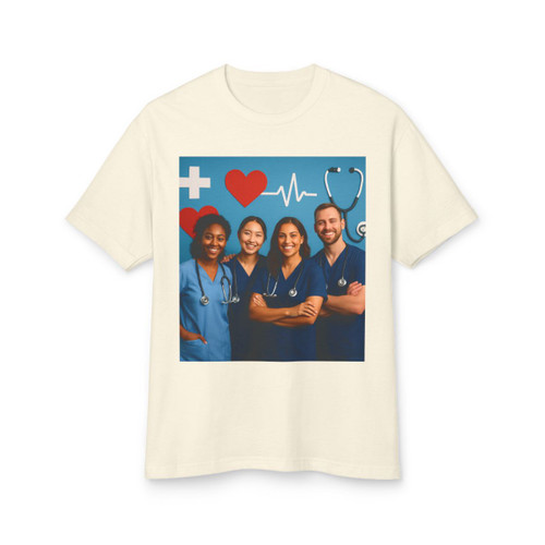 Healing Hearts United - Unisex Garment-Dyed Heavyweight Cotton Tee