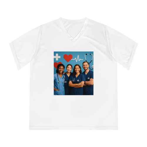 Healing Hearts United - Women's Performance V-Neck T-Shirt