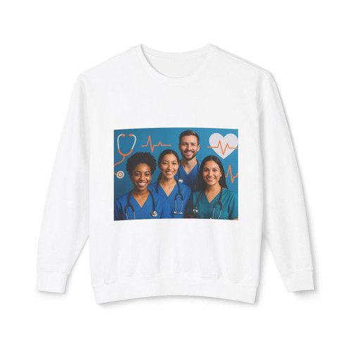 Healing Hearts United - Unisex Lightweight Crewneck Sweatshirt