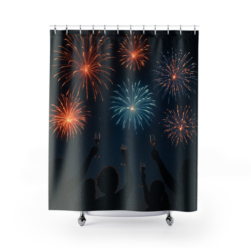 Midnight Magic - Shower Curtains