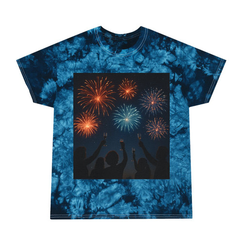 Midnight Magic - Tie-Dye Tee, Crystal