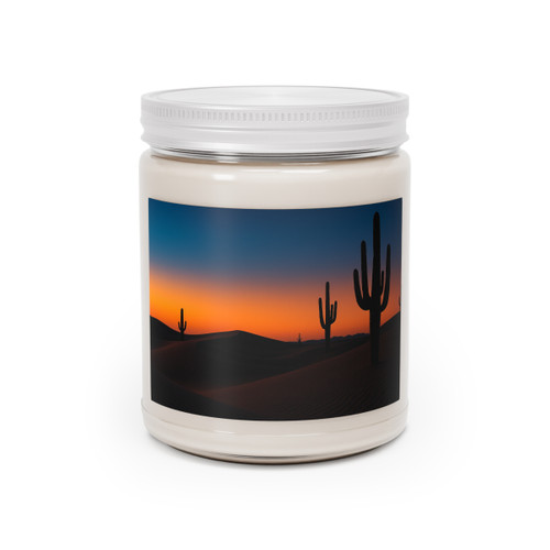 Twilight Desert Dreams - Scented Soy Candles with White Lid, 9oz