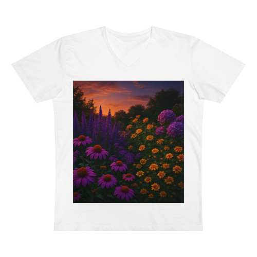 Ethereal Twilight Garden - Men’s Presenter V-neck