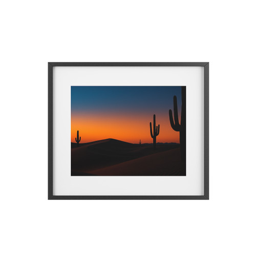 Twilight Desert Dreams - Framed Posters, Matte