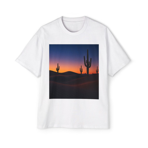 Twilight Desert Dreams - Men's Heavy Oversized Tee