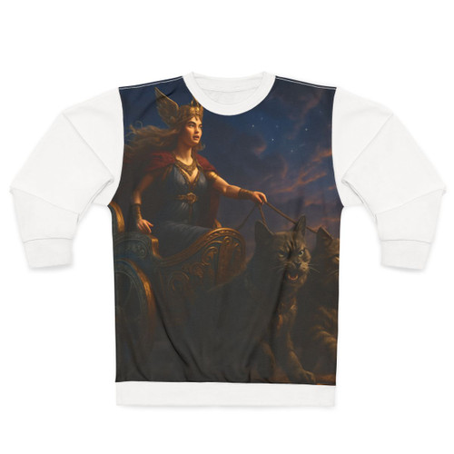 Freyja's Chariot - Unisex Sweatshirt (AOP)