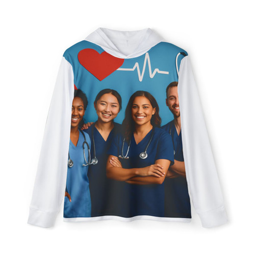 Healing Hearts United - Men's Sports Warmup Hoodie (AOP)