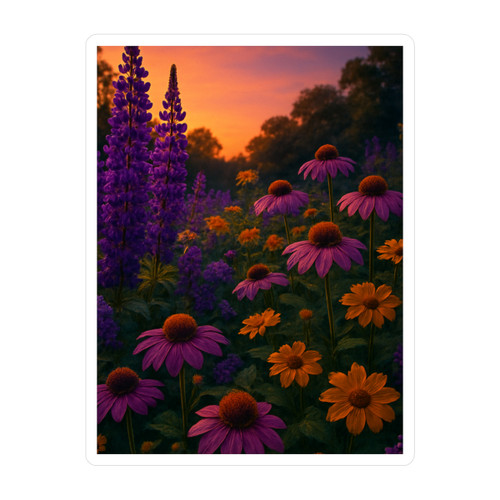 Ethereal Twilight Garden - Kiss-Cut Vinyl Decals