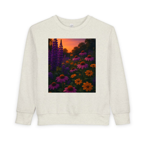 Ethereal Twilight Garden - Toddler Sweatshirt