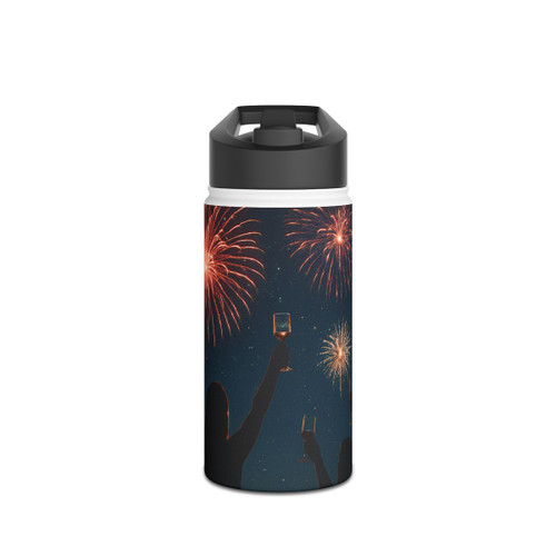 Midnight Magic - Stainless Steel Water Bottle, Standard Lid