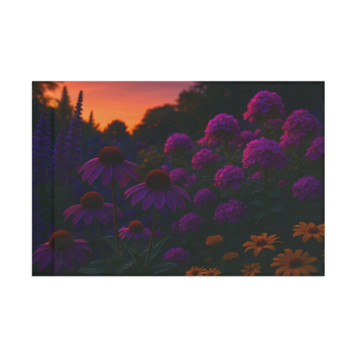 Ethereal Twilight Garden - Flag