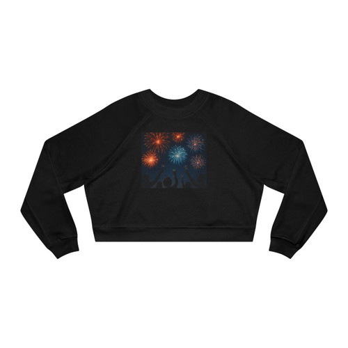 Midnight Magic - Women's Cropped Fleece Pullover