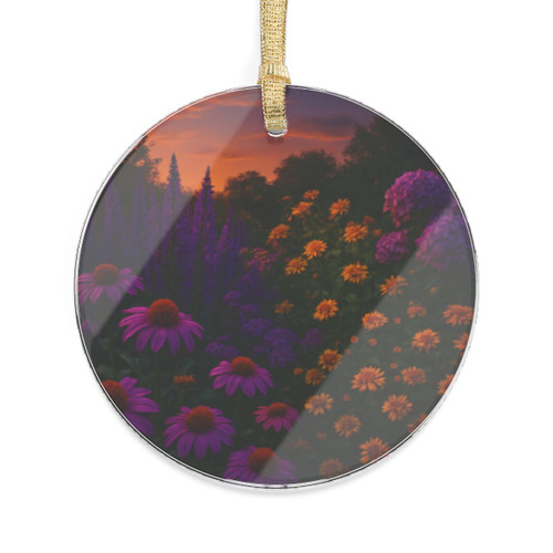 Ethereal Twilight Garden - Acrylic Ornaments