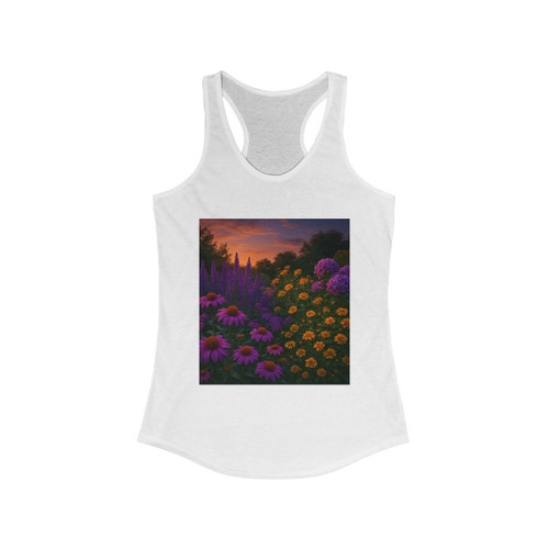 Ethereal Twilight Garden - Women's Ideal Racerback Tank