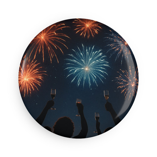 Midnight Magic - Button Magnet, Round (1 & 10 pcs)