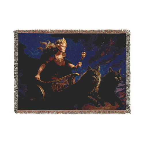 Freyja's Chariot - Woven Blanket