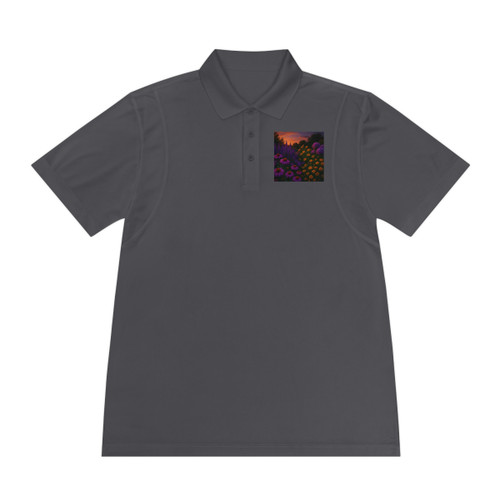 Ethereal Twilight Garden - Men's Sport Polo Shirt