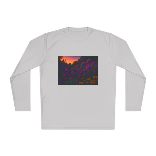 Ethereal Twilight Garden - Unisex Lightweight Long Sleeve Tee