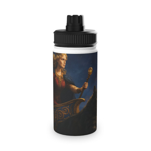 Freyja's Chariot - Stainless Steel Water Bottle, Sports Lid
