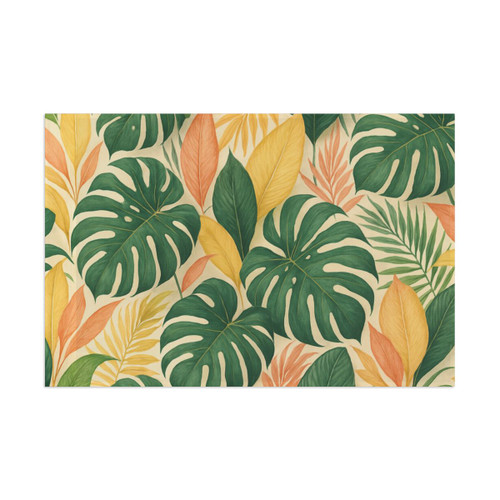 Tropical Leaf Fusion - Flag