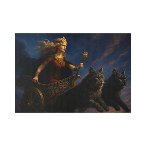 Freyja's Chariot - Lawn Sign