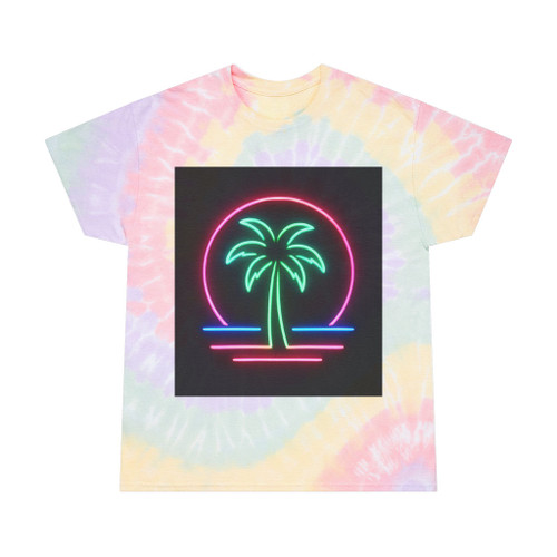 Neon Paradise - Tie-Dye Tee, Spiral
