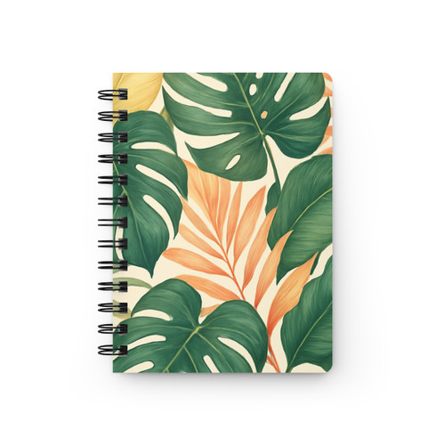 Tropical Leaf Fusion - Spiral Bound Journal
