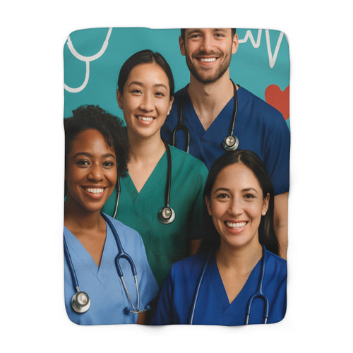Healing Hearts United - Sherpa Fleece Blanket