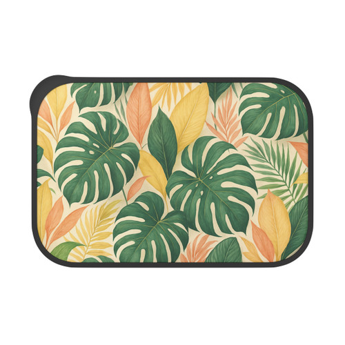 Tropical Leaf Fusion - PLA Bento Box with Band and Utensils