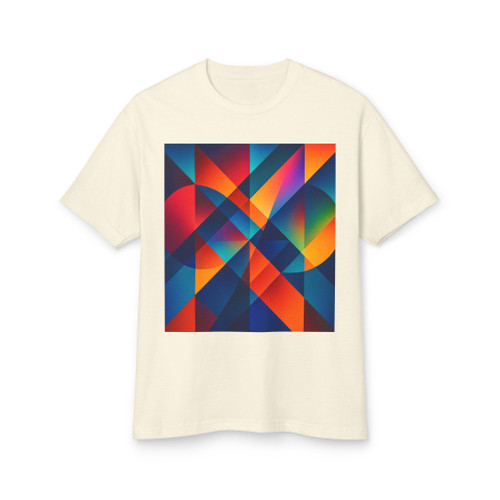 Kaleidoscopic Symmetry - Unisex Garment-Dyed Heavyweight Cotton Tee
