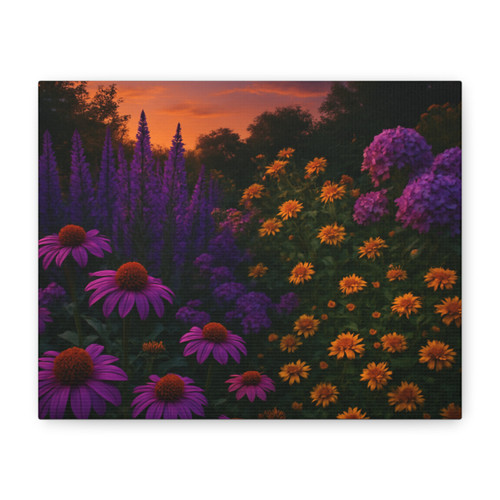 Ethereal Twilight Garden - Matte Canvas, Stretched, 1.25"