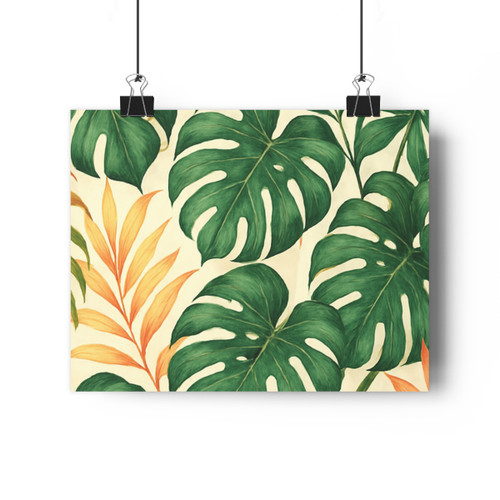 Tropical Leaf Fusion - Giclée Art Print 