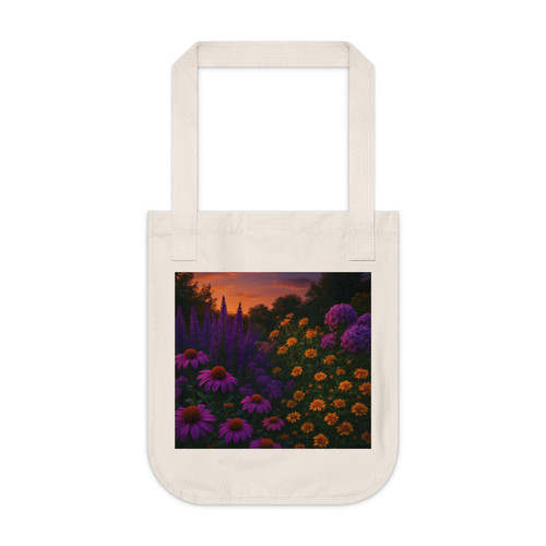 Ethereal Twilight Garden - Organic Canvas Tote Bag