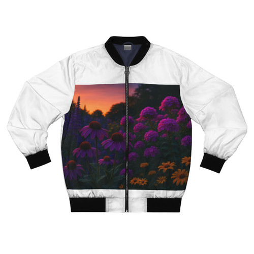 Ethereal Twilight Garden - Men's Bomber Jacket (AOP)