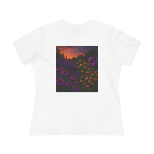 Ethereal Twilight Garden - Women's Cotton Tee