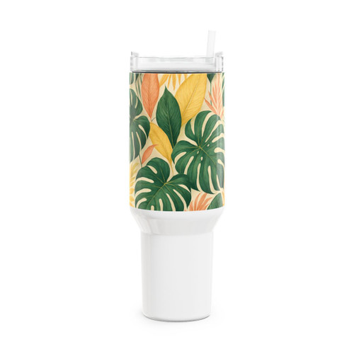 Tropical Leaf Fusion - Tumbler, 40oz