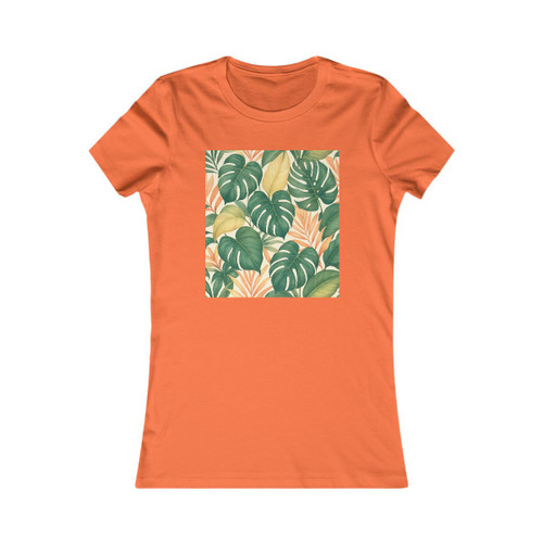 Tropical Leaf Fusion - Women's Favorite Tee